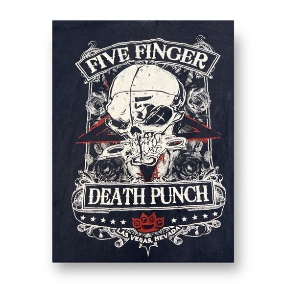 Five Finger Death Punch Las Vegas Band T-Shirt Size Extra Large - Picture 4 of 4
